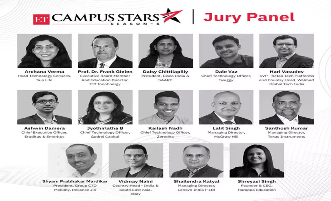 ET Campus Stars 2022-23: Introducing the jury – Cisco’s Daisy Chittilapilly, Lenovo’s Shailendra Katyal, Zerodha’s Kailash Nadh, Swiggy’s Dale Vaz and more ET Campus Stars 2022-23: Introducing the jury – Cisco’s Daisy Chittilapilly, Lenovo’s Shailendra Katyal, Zerodha’s Kailash Nadh, Swiggy’s Dale Vaz and more