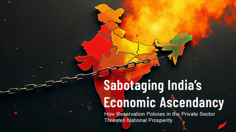 How Reservation Policies in the Private Sector Threaten National Prosperity